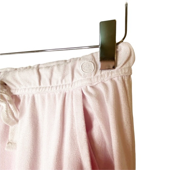 Born Pink White Dip-Dye Hacci Cozy Ombre Soft Lounge Jogger Pants Large - Picture 7 of 8